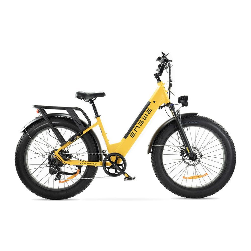 ENGWE E26 - Lage instap - Fatbike - Geel - 26 inch - 250W