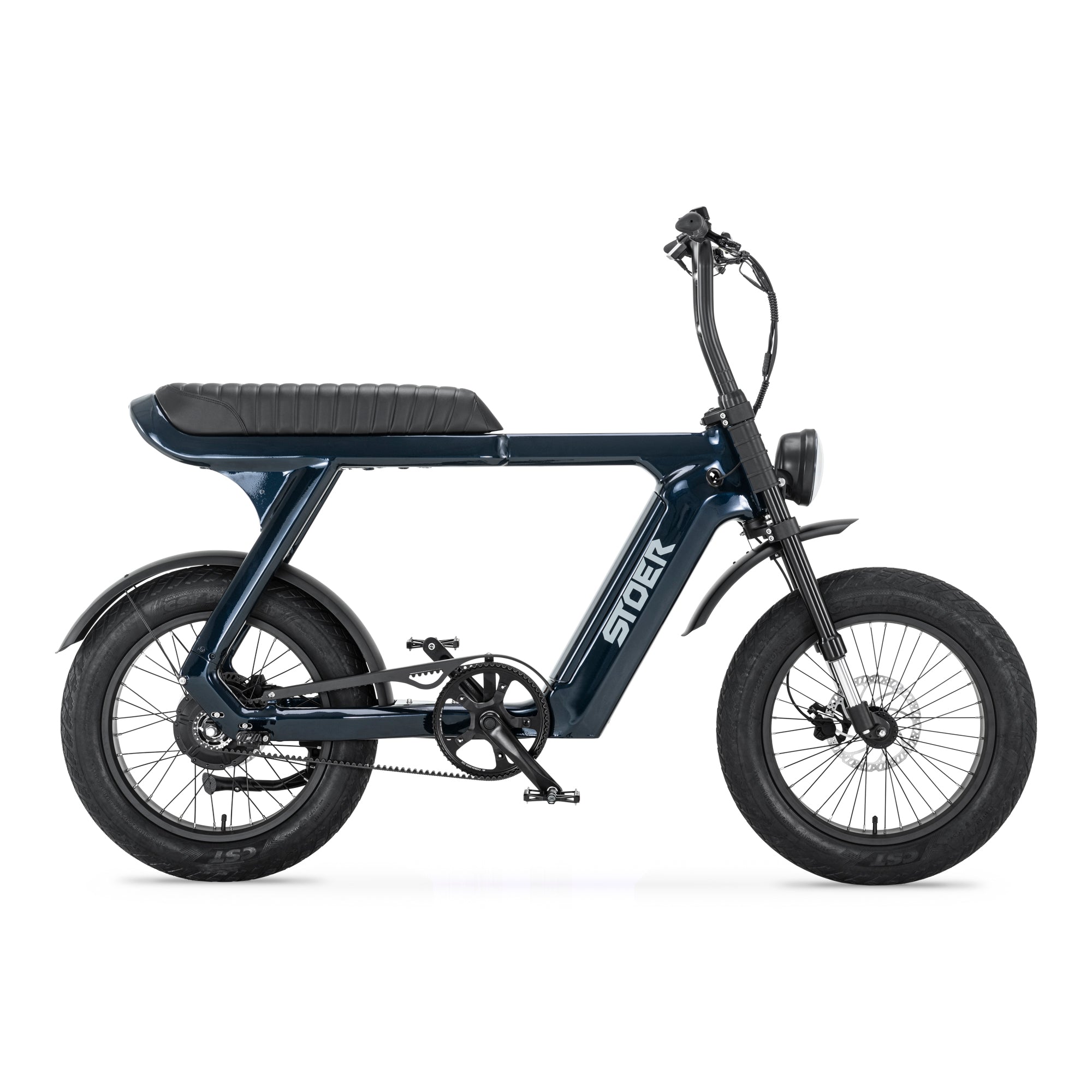 STOER Bikes Urban X - Fatbike - Navy Blauw - 20 inch - 250W