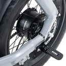 grijze stoer urban x elektrische fatbike met 250w motor