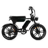OUXI V8 MAX 3.0 (2025) - Dubbele Accu - Fatbike - Zwart - 250W + Achterzitje + Alarm + Voetsteuntjes