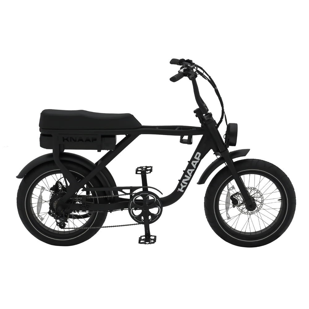 KNAAP AMS X - Fatbike - Zwart - 250W