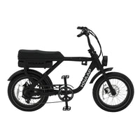 knaap ams x zwart fatbike met hoge instap en dikke banden