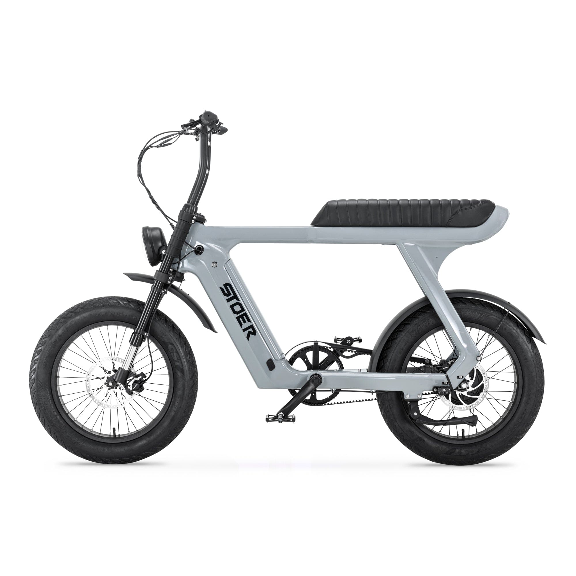 STOER Bikes Urban X - Fatbike - Grijs - 20 inch - 250W