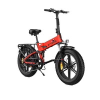 ENGWE Engine X 250W Vouwfiets opvouwbare Elektrische Fatbike kleur rood