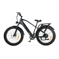 Zwarte Engwe E26 elektrische fatbike met hoge instap frame