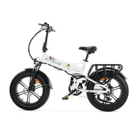 ENGWE Engine X 250W Vouwfiets opvouwbare Elektrische Fatbike kleur wit