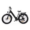 Zwarte Engwe e26 elektrische fatbike met lage instap frame