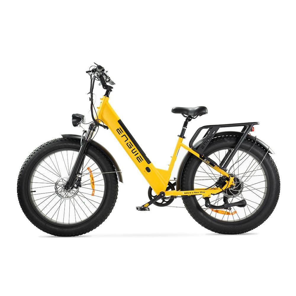 ENGWE E26 - Lage instap - Fatbike - Geel - 26 inch - 250W