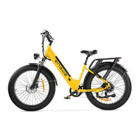 Gele Engwe E26 elektrische fatbike met lage instap frame