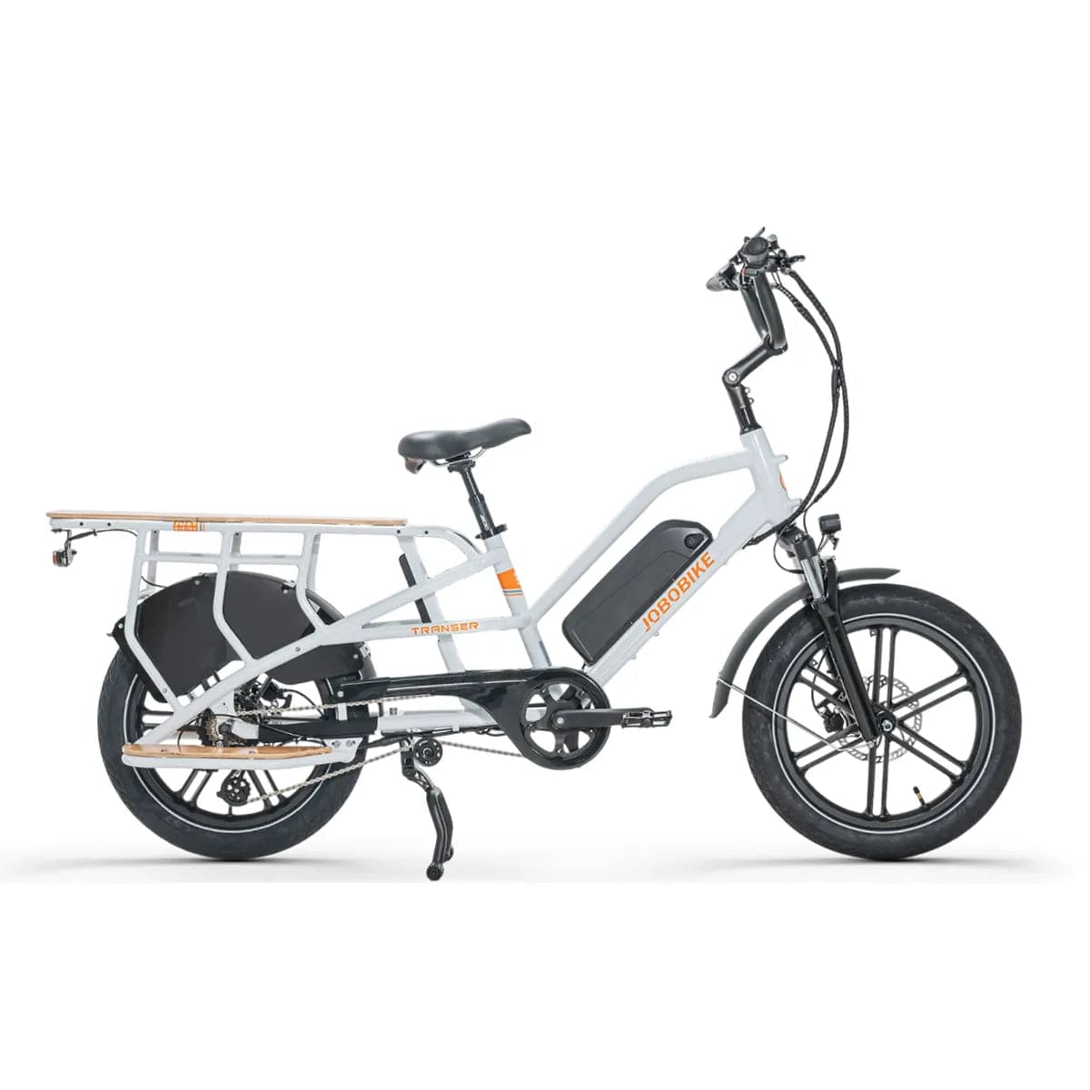 JOBOBIKE TRANSER - Longtail Fatbike - Wit- 250W