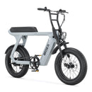grijze stoer urban x elektrische fatbike met 250w motor
