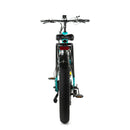 Blauwe Engwe E26 elektrische fatbike met lage instap frame