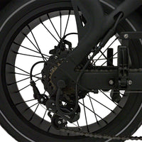 knaap ams x zwart fatbike met hoge instap en dikke banden