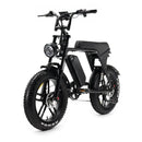 OUXI V8 MAX 3.0 (2025) - Dubbele Accu - Fatbike - Zwart - 250W + Achterzitje + Alarm + Voetsteuntjes