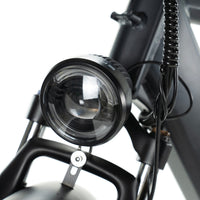 Zwarte Engwe E26 elektrische fatbike met hoge instap frame