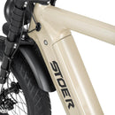 Stoer bikes elektrische fatbike in de kleur taupe