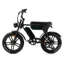 OUXI V8 MAX 3.0 (2025) - Dubbele Accu - Fatbike - Zwart - 250W + Achterzitje + Alarm + Voetsteuntjes
