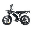 qm wheels v20 pro fatbike met achterzitje 250w legaal