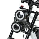 engwe bikes M20 elektrische fatbike met enkele batterij in de kleur wit