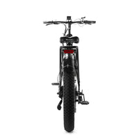 Zwarte Engwe e26 elektrische fatbike met lage instap frame