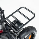 OUXI H9 - Zwart - Fatbike - Zwart - 250W - Gratis Voorrekje + Voetsteuntjes - Dubbele Vering