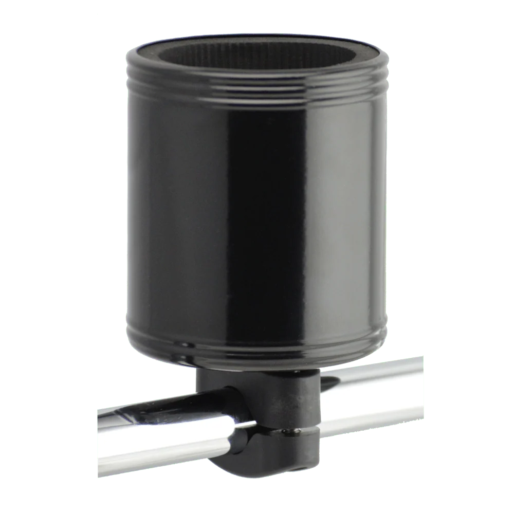 KROOZIE - Universele Bekerhouder – RVS Drinkfleshouder / Bidonhouder voor Fiets & Fatbike – Stijlvolle Cupholder met Isolatie & Antislip Grip