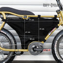 RUFF CYCLES - Fietstas Bag Frame 19L voor Lil’Buddy – Grote Bagagedrager Tas
