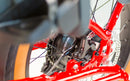 TOMOS E-Cargo Fat 2 Longtail Elektrische Fatbike Rood met kinderzitje (4)