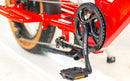 TOMOS E-Cargo Fat 2 Longtail Elektrische Fatbike Rood met kinderzitje (8)